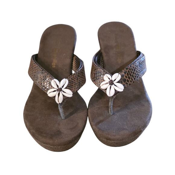 LINDSAY PHILLIPS SWITCHFLOP BRENNA BROWN PLATFORM
Size 7 - Picture 1 of 4